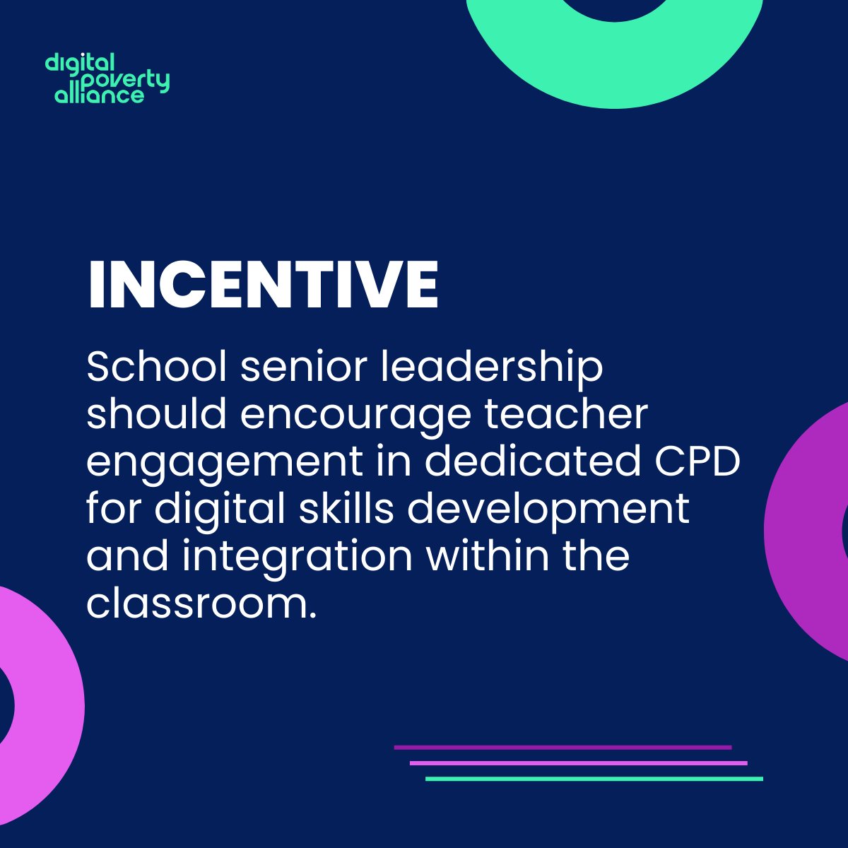 DigiPovAlliance's tweet photo. Our #Tech4Teachers white paper outlines five recommendations to improve utilisation of technology within the school system.
These measures have the potential to enhance both teacher access to technology and its utilisation in classrooms. Find 4/5 here👇
https://t.co/bHpDxzwjHE https://t.co/xYZsiEus9Y