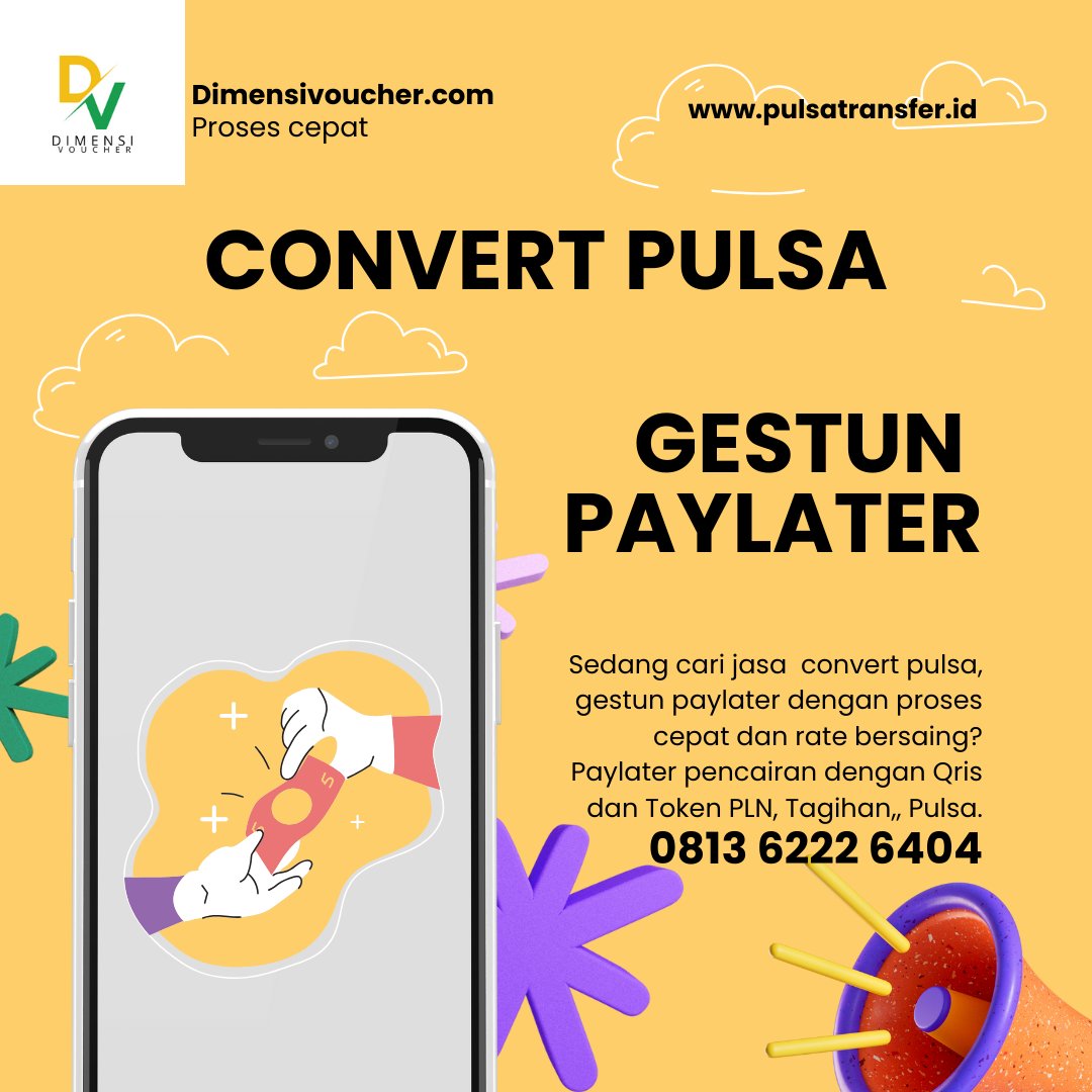pulsatransferid's tweet photo. Jual pulsa transfer convert pulsa
Mencairkan limit paylater via scan QRIS,TOKEN PLN
#GESTUNTOKENPLN
#GESTUNQRIS
#GESTUNPULSA
#convertpulsa
#ubahpulsa
#gesektunai
#gestun
#shopeepaylater
#paylater
#cairkanpaylater
#gestunpaylater
#spaylater
#zonauang
#scanQRISpaylater https://t.co/2EZLVmgoRK