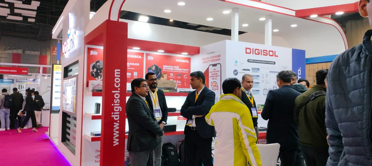 DIGISOL_SNSL's tweet image. Day 2 at Convergence India Expo, New Delhi was amazing! Thanks to all the wonderful attendees for making our event a success. Join us again on the Final Day at Stall No. D474, Pragati Maidan, New Delhi until 6 PM. See you there! 

#ConvergenceIndia #ITNetworking #Digisol