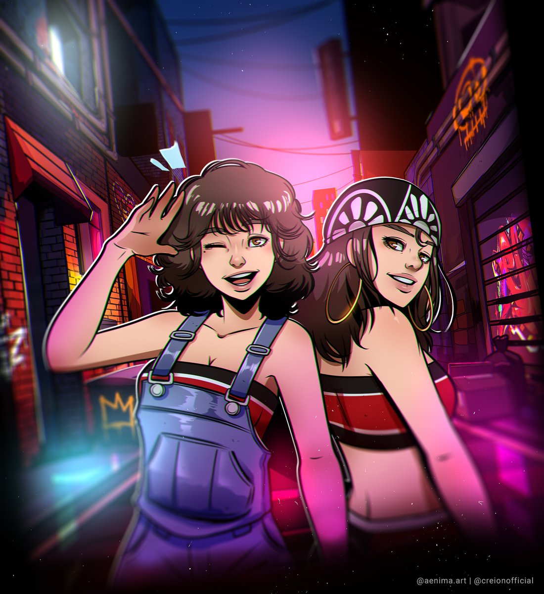 aenima_art's tweet photo. Sorah and Seelah. The Worldshapers of Flow and Shift. Excited to see these two in comics! Soon! 🌊🌪️

#creionofficial #aenima_art #comics https://t.co/XeW8kzNmAm