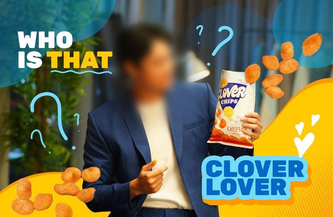 '🤔 Can you guess who's bringing their Clover love to brand? Excitement is Building up as we welcome a new face! Any guesses?
Stay tuned for the Big reveal this Sunday! 🌟🧀✨'

📸 @.CloverChips’ IG post
🖇️ instagram.com/p/C2RWwHXRubF/…

#GuessTheStar #simutsarapkasama
#DonnyPangilinan