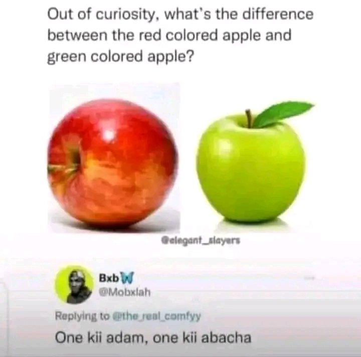 Muhammad_SolihS's tweet photo. Moral lesson: don't collect apple from a woman 😕 https://t.co/DTmFEc7aAb