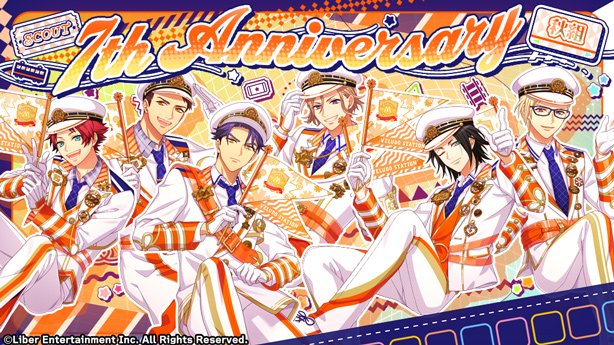 mankai_company's tweet photo. ★A3! 限定スカウト配信開始★ 
限定スカウト『7th Anniversary』の配信を開始しました。配信は【2/1 13:59】まで
※スカウトは【春組】【夏組】【秋組】【冬組】の４種になりますのでご注意ください。 #エースリー https://t.co/IL2hPdVA81