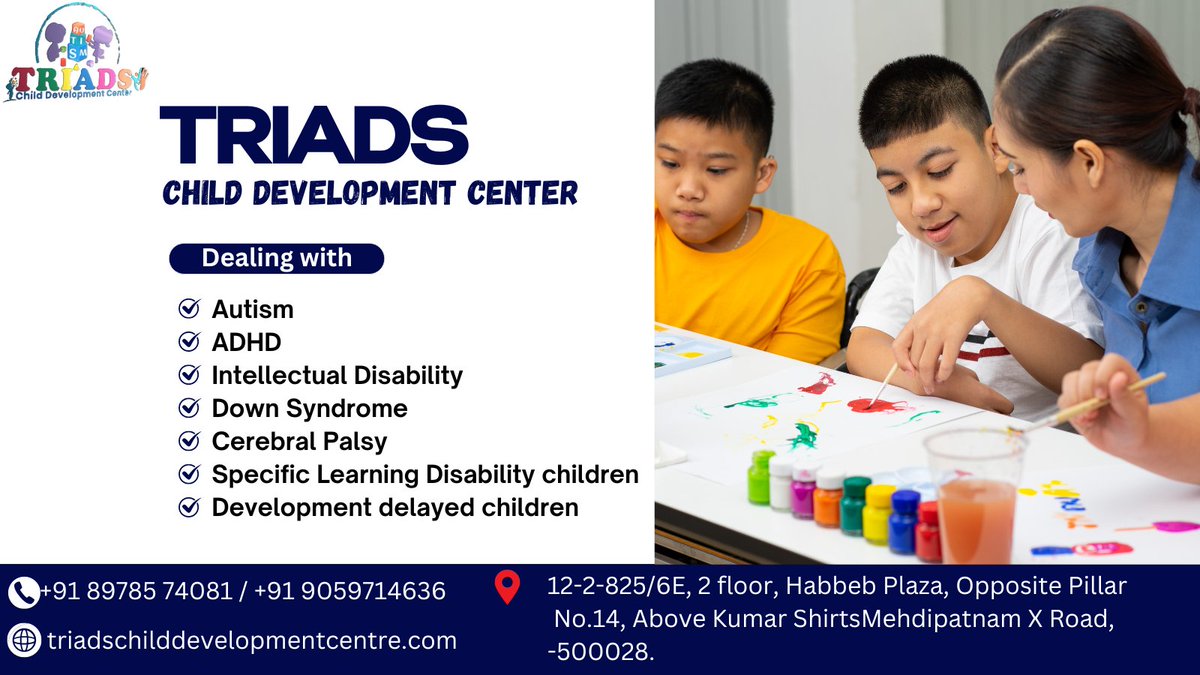 CdcTriads84444's tweet photo. At our autism child school, we believe in unlocking the unique talents and abilities of every child.
For more details contact us
https://t.co/Qxy6sOz5Ya
8978574081 / 9059714636
#triadscdc #autism #specialneeds #inclusion #autismsupport #autismcommunity #autismlife https://t.co/TefRzJvgSF