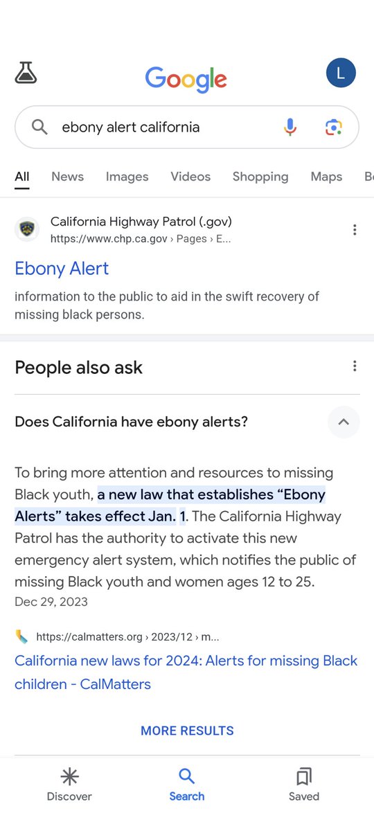 proxy_404_'s tweet photo. @CHPAlerts @LAPDHQ For those wondering what an "Ebony alert" is. https://t.co/ZT1cbqBuvx
