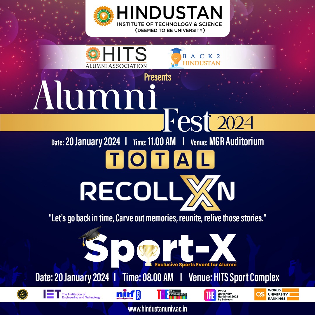 Reuniting hearts and igniting memories! Join us for an unforgettable journey down memory lane at our Annual Alumni Fest. 📷📷 #AlumniReunion #MemoriesInTheMaking #hits #HITSAA #AlumniNews #AlumniMeet