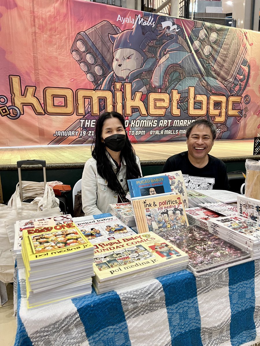 KomiketPH's tweet photo. PUNO ANG LANGIT AT BITUIN - Dito din sa Komiket BGC! 

Get the best art and comics from Filipino Komiks All Stars like Pol Medina, #Beerkada, @KapitanTambay, Direk Mike + AJ and many more!

Jan. 19-21, 2024 - 10am to 8pm! See you soon...sa isang munting Komiket, para sa'yo! https://t.co/nTgDxDNYwb