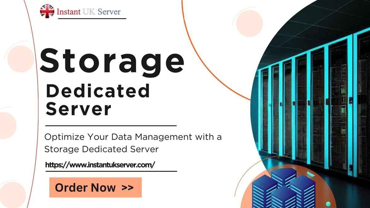 UKServerHosting's tweet image. Unlock Data Potential with Storage Dedicated Server
Instant UK Server offers Storage Dedicated Server for enhanced data management. 
Visit - instantserverhosting.com/optimizing-dig…
#dedicatedserver #storagededicatedserver