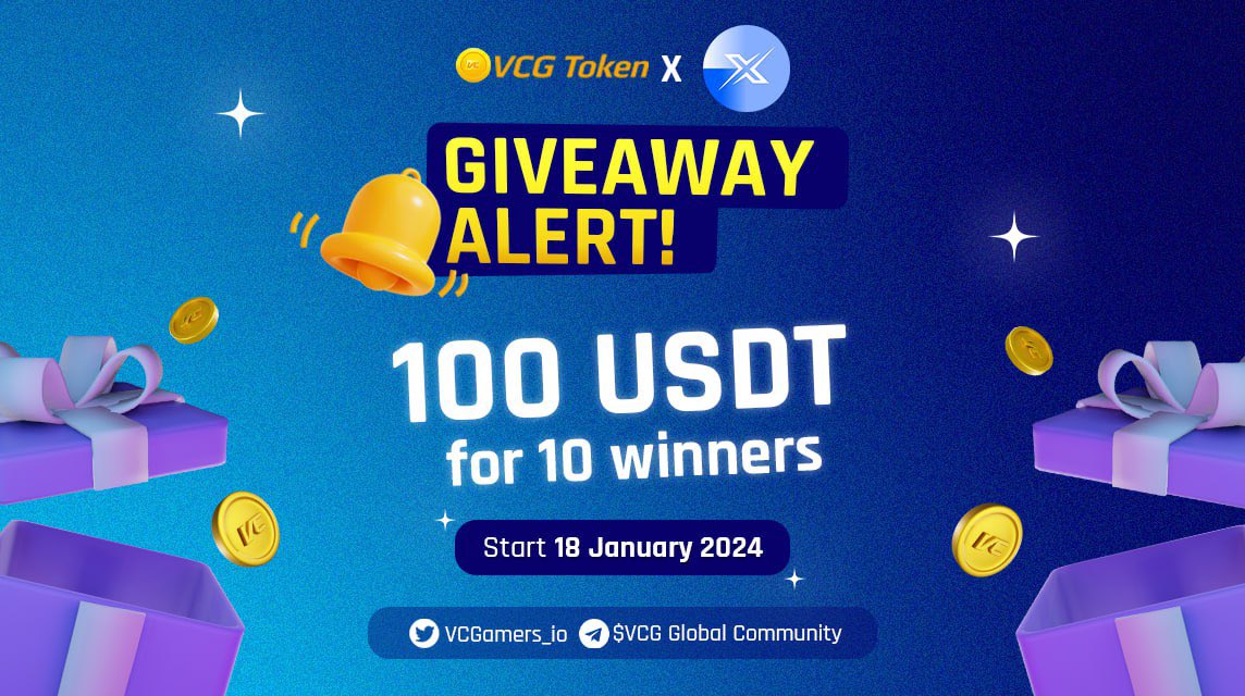 GIVEAWAY ALERT!👣 @VCGamers_io x @Base_Xchange 🚀 Get rewarded for partnership celebration👋 🎁 Reward : 100 USDT for 10 winners 📆 Giveaway End : Jan 29 To enter : - Complete task : s.giveaway.com/180sfdn - Likes, RT, Comment Goodluck!