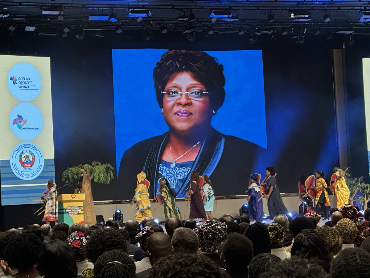 #AconteceAgora Lançamento da campanha “Nós Somos Iguais” #WeAreEquals

Iniciativa da <a href="/OAFLAD/">OAFLAD 🌍</a> e da Primeira Dama Isaura Nyusi, a campanha busca avançar a igualdade de gênero em toda a África.

Evento conta com o Presidente <a href="/filipe_nyusi/">Presidente Filipe Nyusi</a> e as Primeiras Damas de 🇧🇼🇲🇼🇳🇬🇰🇪🇿🇼