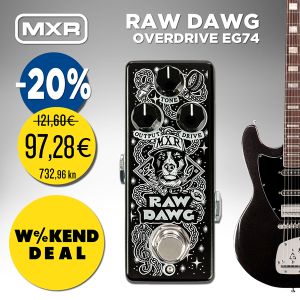 EuroUnitHR's tweet photo. #WEEKENDDEAL 19. - 21.01.2024.
#MXR EG74 Raw Dawg Overdrive #guitarpedal is a perfect addition to your #pedalboard for even better and more natural sound of your #guitar.

--> https://t.co/AcTljA8zuf https://t.co/FihZVNFdIo