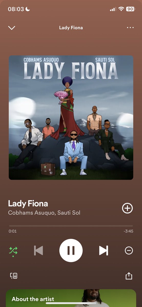 New Music Friday w/@cobhamsasuquo ft @sautisol . Cobhams Asuquo, the talented Nigerian singer-songwriter, just dropped an amazing new track called 'Lady Fiona.' This song is showcase Cobhams' soulful vocals and incredible songwriting skills. He collaborated with the…