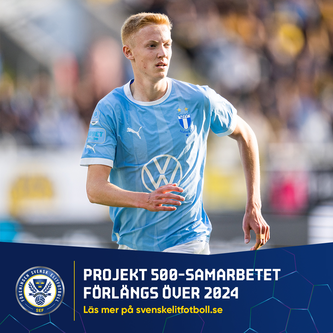 🤝 Samarbetet mellan Svensk Elitfotboll och Goalunit för Projekt 500 kommer att fortsätta under 2024. Under 2022 och 2023 genererades de högsta transferintäkterna någonsin inom Svensk Elitfotboll vilket visar att projektet är på rätt väg.📈

🔗 svenskelitfotboll.se/projekt-500-fo…