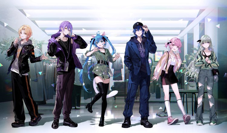 Project Sekai in ZOZOTOWN Wonderlands x Showtime visuals