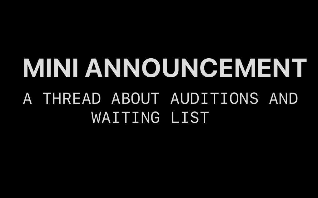 CogGardenVT's tweet photo. 🌾 INFORMATION 🌾

Hello there little flowers! Sorry for the makeshift announcement all the sudden, but I thought it best to explain something about the auditions to everyone.

Don’t worry, it’s not any bad news. In fact, I’d say this may put a lot of put at ease.

(1/?) https://t.co/e7J2sHjzmK