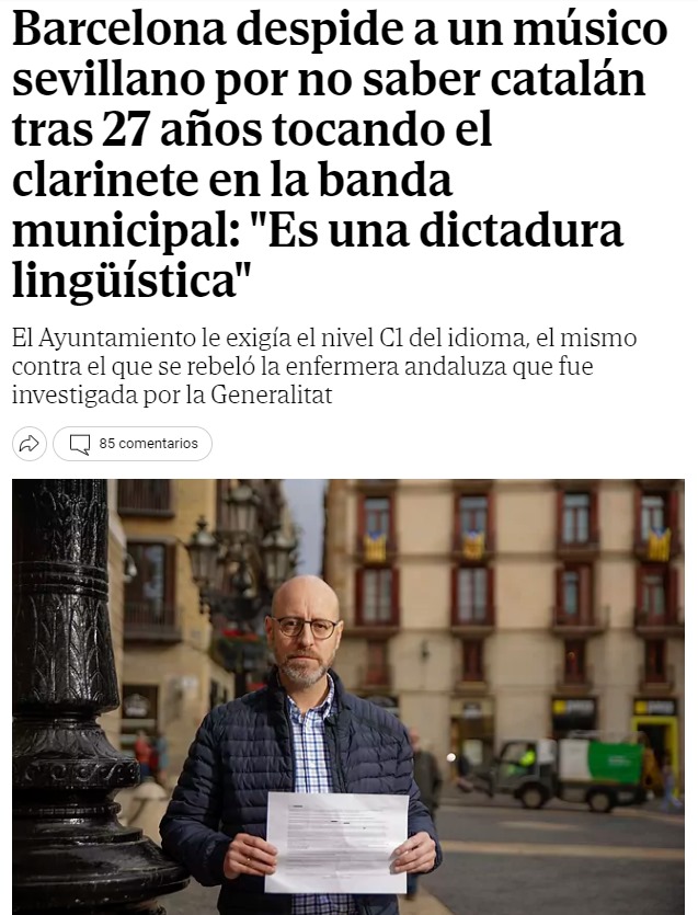 Alissonofabitch's tweet photo. 27 años en Barcelona y no aprendes catalán... A ver si es que te han echado por gilip0lllas, José Joaquín. https://t.co/N18qKGo19u