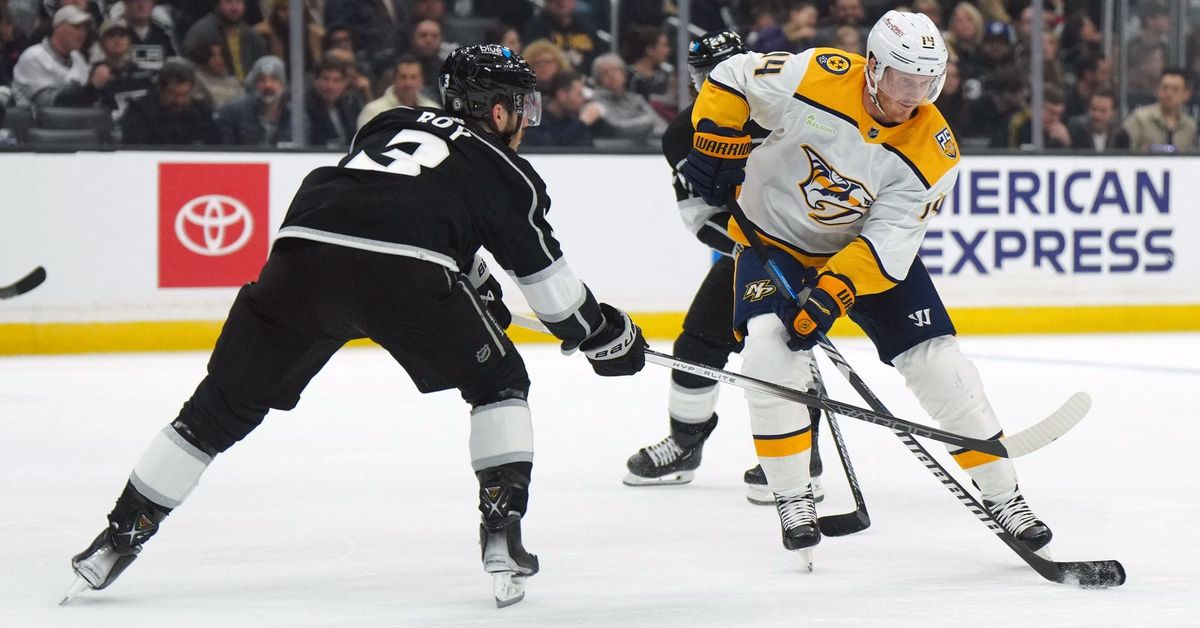 Gustav Nyquist scores deciding goal as Predators edge Kings
