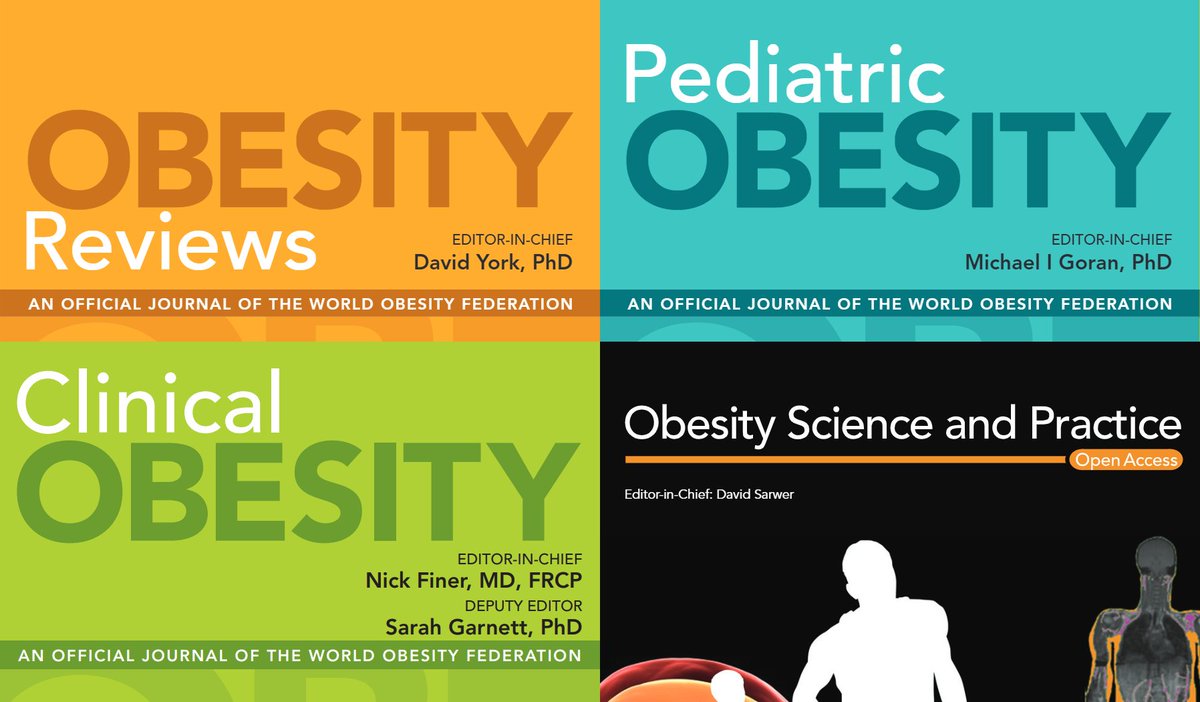 We publish four scientific journals featuring the most up to date and cutting-edge research in the field of #obesity. Free content from each journal is available to read each month. ➡️ Find out more here: worldobesity.org/resources/jour…