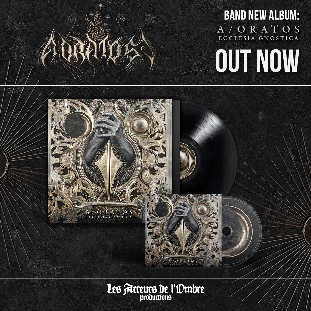 🏦 A/Oratos : NOUVEL ALBUM 🏦

◾ Ecoutez "Ecclesia Gnostica", le nouvel album de A/Oratos : fanlink.to/gnostica

◾ Commandez l'album (CD/LP) : lesacteursdelombre.net/product-catego…

◾ Release party ce soir à Paris : fb.me/e/4ebbXguAN