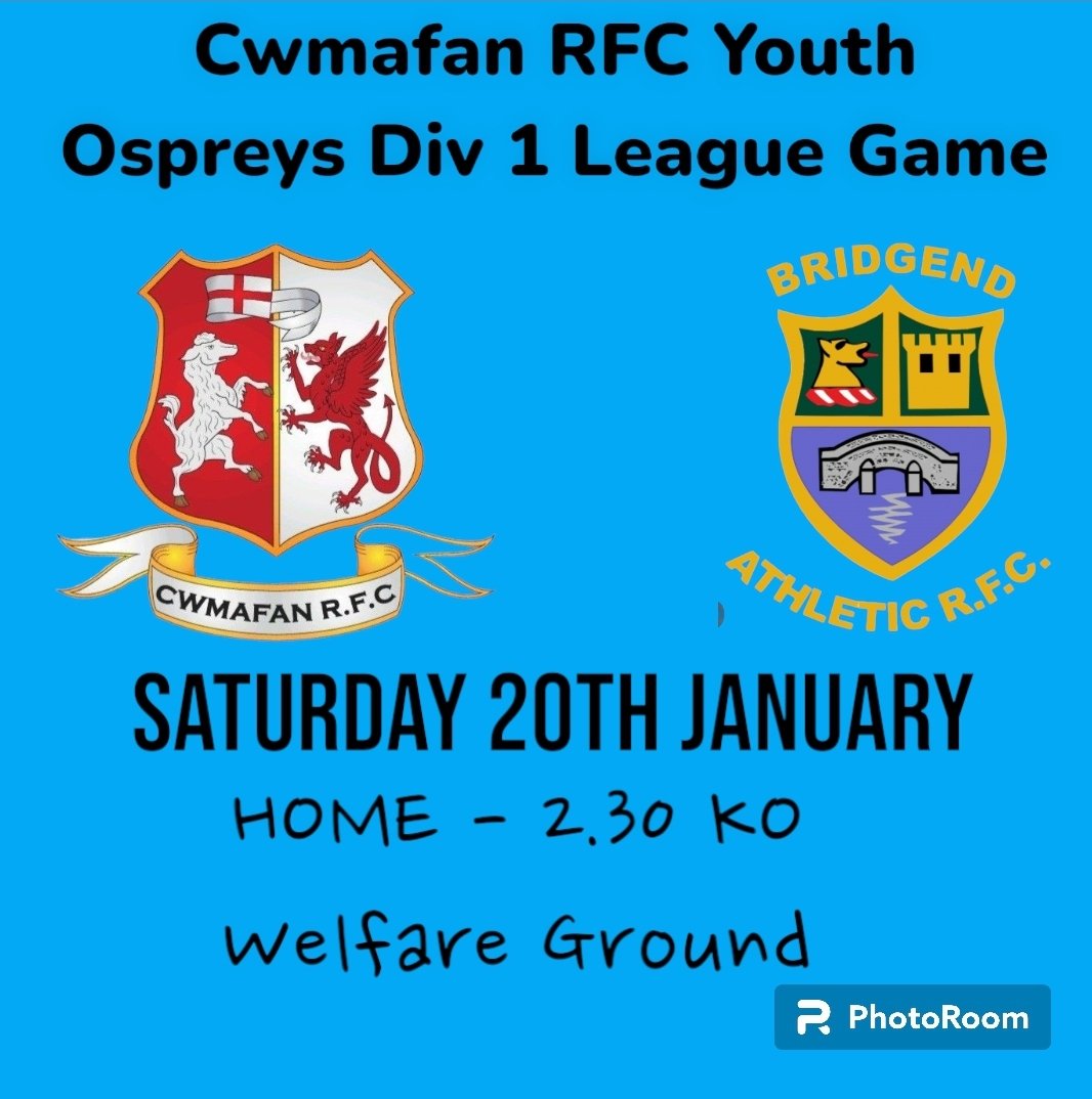 gavwelly's tweet photo. 1st Youth League game of the season. @CwmafanRugby youth vs @bridgendathrfc youth at home on the Welfare. Hopefully the weather doesn't spoil another game for the lads.
#youthrugbyrising @Geth_prop https://t.co/uFKBE7Nyj5