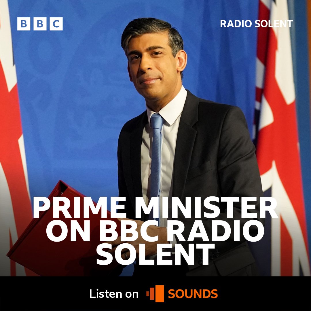 Prime Minister, Rishi Sunak, answers your questions on BBC Radio Solent this morning. ▶ bbc.in/3U6ouKv