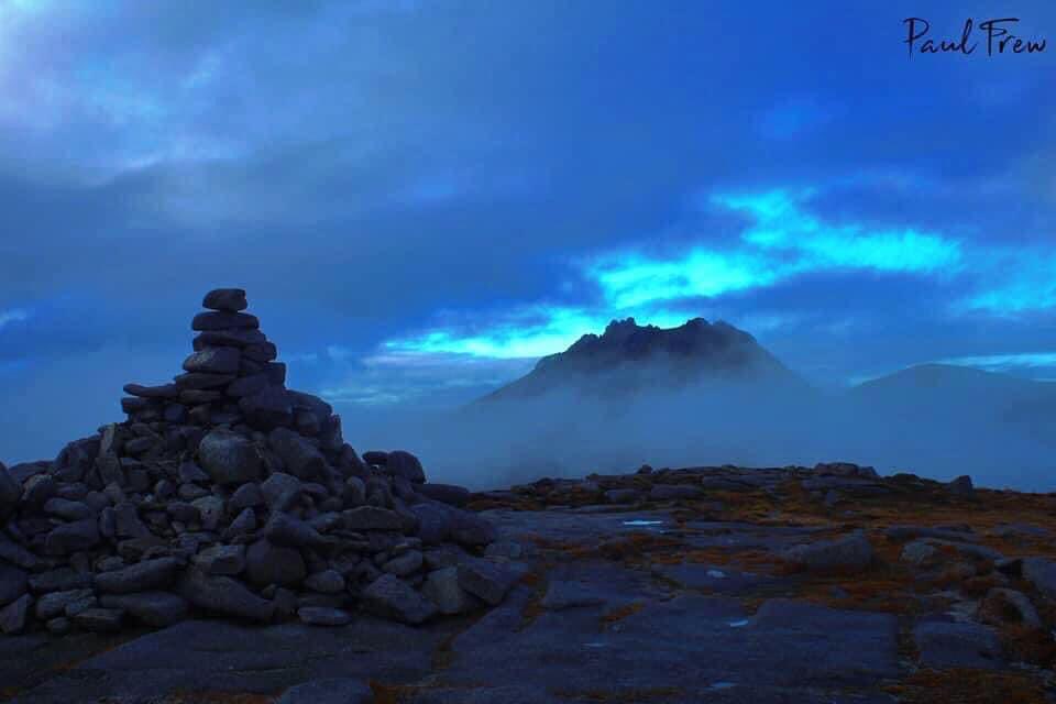 The magnificent majestic and beautiful Slieve Bearnagh appears through the cloud. #beautiful #NorthernIreland #Mournes