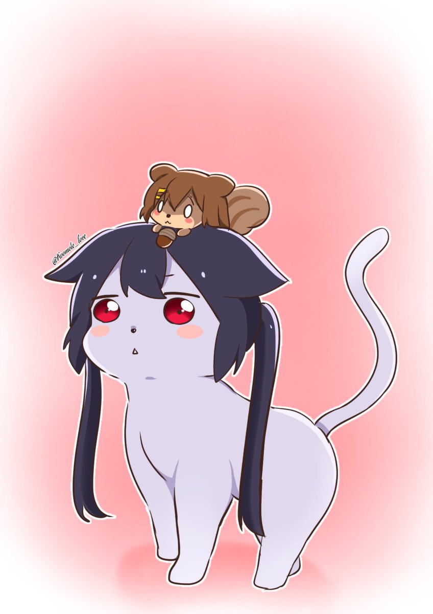 koomote_love's tweet image. ｢どんぐりは1日10個までですよ｣
 #けいおん  #中野梓  #平沢唯  #ゆいあず