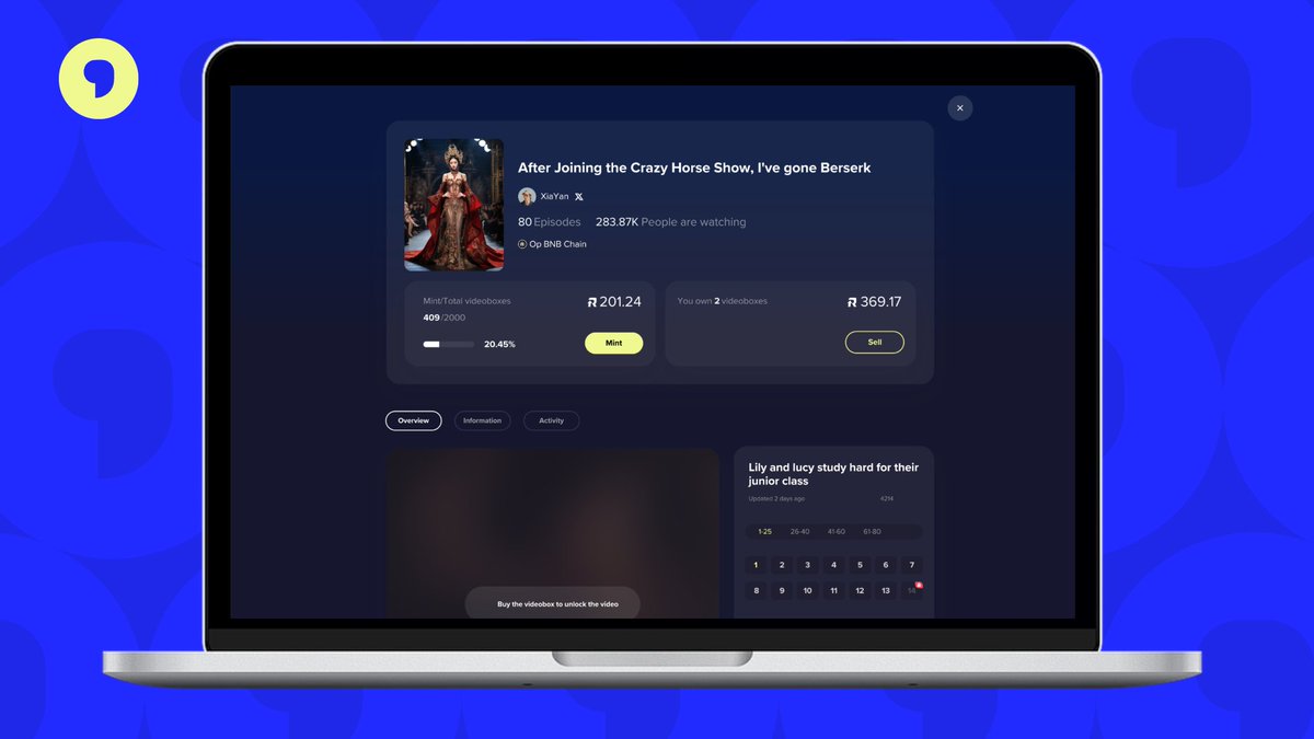 TaleX_chain's tweet photo. π Exciting Alert! π
Our next release brings a groundbreaking twist: Short Series + our dApp = Unmatched Experience!
To all cinephiles, prepare for an epic journey into #Web3Cinema. π¬β¨
This is the future of storytelling! #NextGenPublication