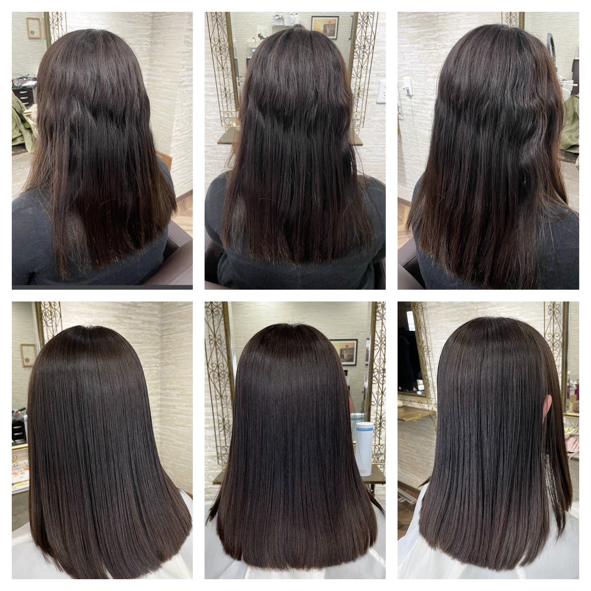 本日の地毛風ストレート✨
10ヶ月ぶりだったので結構出てきてましたね💦仕事や育児いつもお疲れ様です！美容室来るとテンション上がって帰って頂けるので僕も嬉しいです☺️