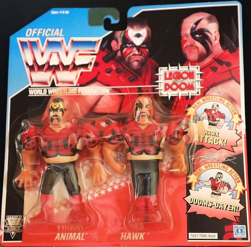 WWF Hasbro Legion of Doom tag team 2-pack! #WWF #WWE #Wrestling #Hasbro #RoadWarriors #LegionofDoom