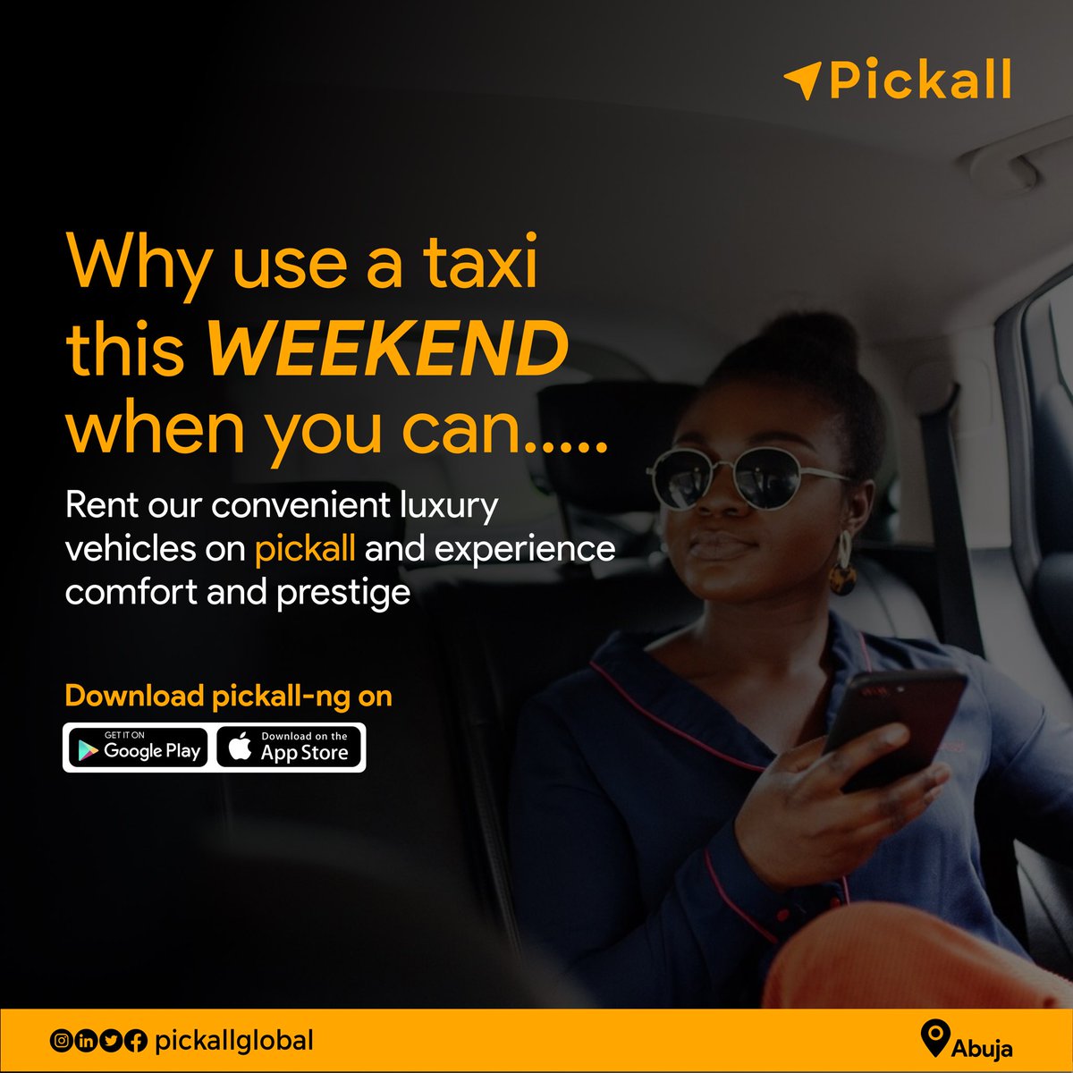 Pickallglobal's tweet photo. Enjoy Luxury cars with just a click.
Download the Pickall App to experience seamless services.
#carrental #luxurylifestyle #luxrycars #dispatch #apprtement #logistics #abujabusiness #abujabigboysandgirls https://t.co/AsY5pSkGEG