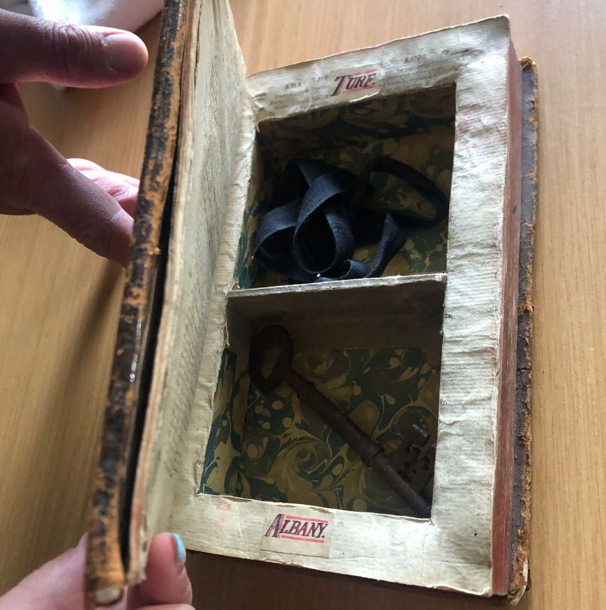 During a recent deep clean of the library, the team at Florence Court rediscovered a key hidden inside a book. The burning question is, where does it lead? Any guesses? We love a good mystery.