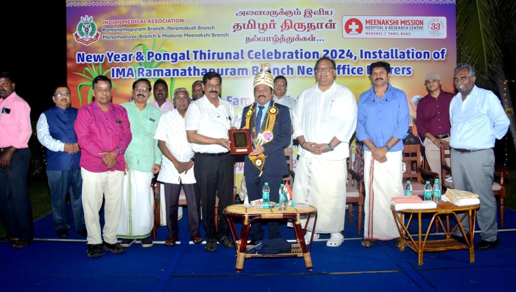 drabulhasan's tweet photo. I was so happy to get a warm reception at IMA Ramanathapuram, New Year,  Pongal Thirunal Installation of IMA Ramanathapuram Branch New Office bearers function organised in the Beautiful joe's beach shack Resort on 14.01.2024. https://t.co/JEA995kCvP