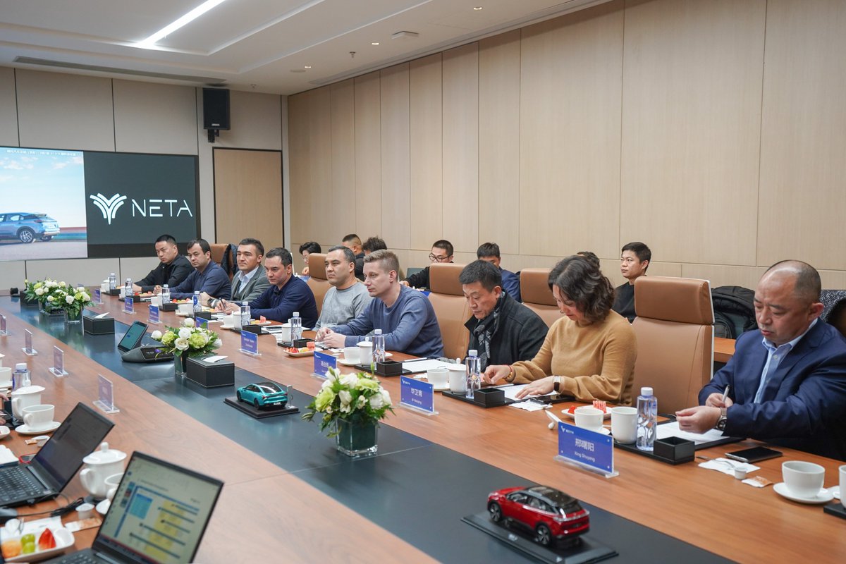 netaautoglobal's tweet image. Neta Auto officially signed an exciting dealership agreement for Uzbekistan—another milestone in our global journey! 🌍🚗

#HelloWorld #NetaNews #WeAreNeta #NetaAuto #CATLEVBattery