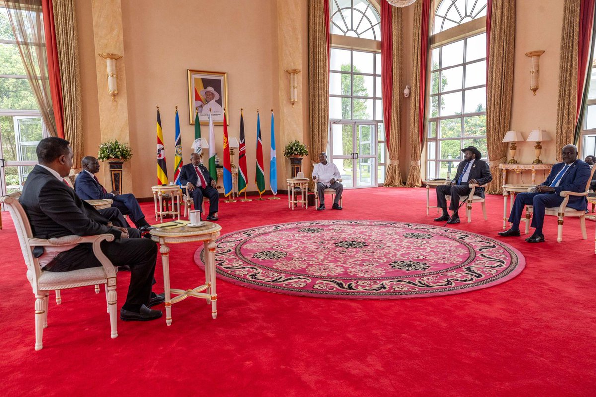 AUC_MoussaFaki's tweet photo. My opening remarks at the 42nd Extraordinary Summit of #IGAD Heads of State &amp; Government held in Uganda on 18 January 2024: https://t.co/hG8aPPMHcc https://t.co/UileLIAvSS