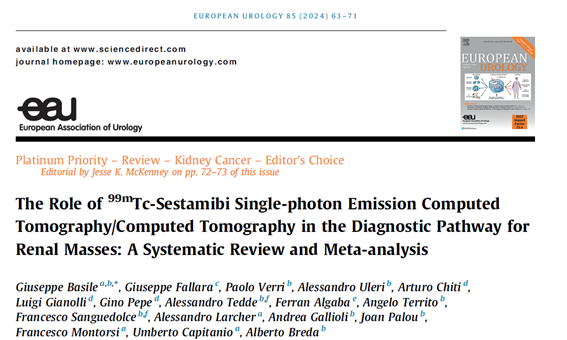 “99mTc-sestamibi is an emerging tool for non-invasive characterization of indeterminate #renal masses, however, its role as an addon or alternative option to #biopsy has yet to be established” @BasileG_ in #PuigvertinScience 👇🏽Watch on @EUplatinum! 🎥youtu.be/ofNLS1qb3D4?si…