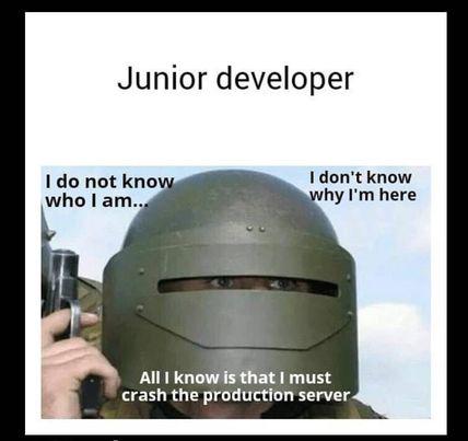 ProgrammerLove's tweet image. Do not crash the production server tho 😅😅
#coding #code #javascript #java #codingmeme #codingisfun #coder #programmer #programming #programmers #programmerlife #computerscience #computerengineering #machinelearning #technology #development #developer #developerlife