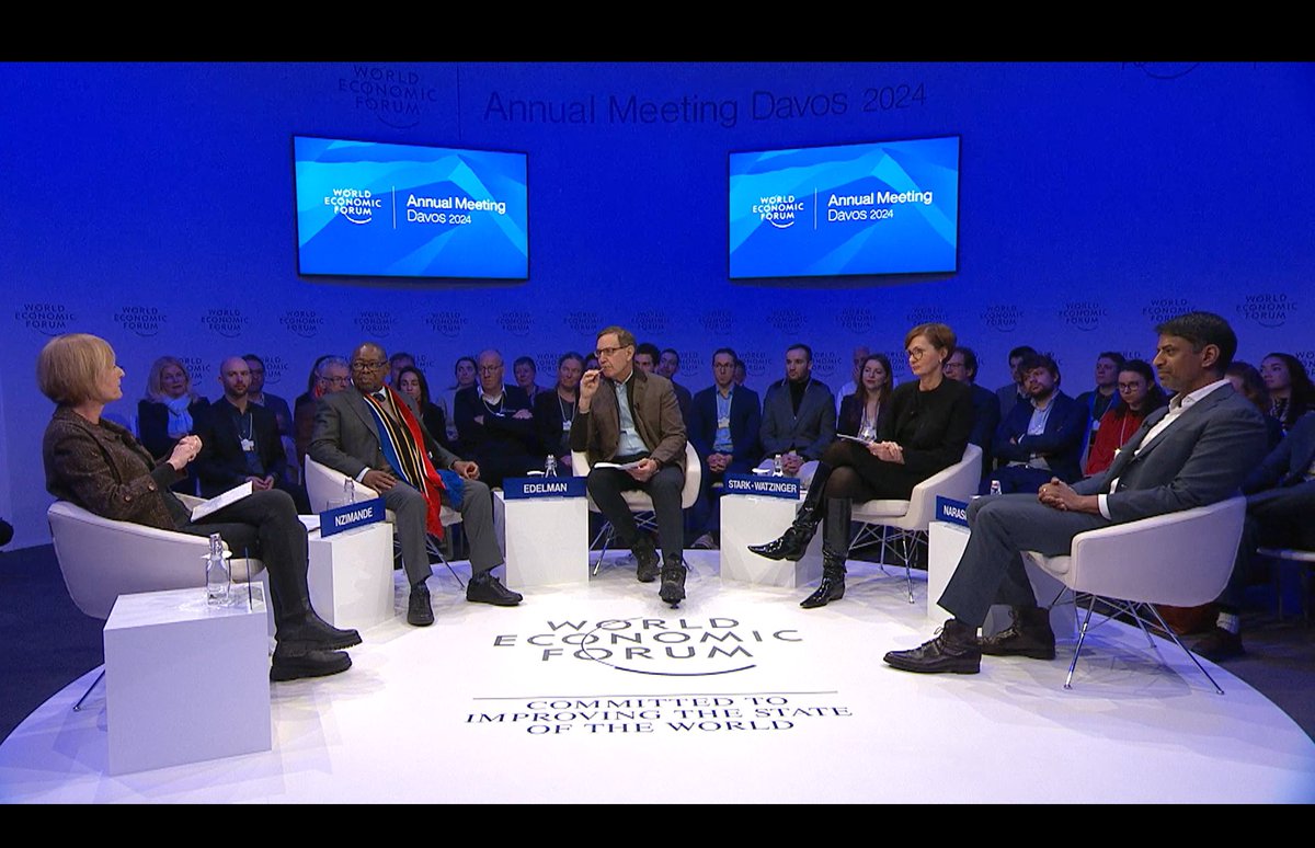 How can we rebuild trust in science? 🎙️ “It is important to focus on open science, and it shouldn’t only be a practice within the academic community but also for the wider population.” 💡Insightful discussions at #WEF2024 today #Tech4Good #ResearchandInnovation