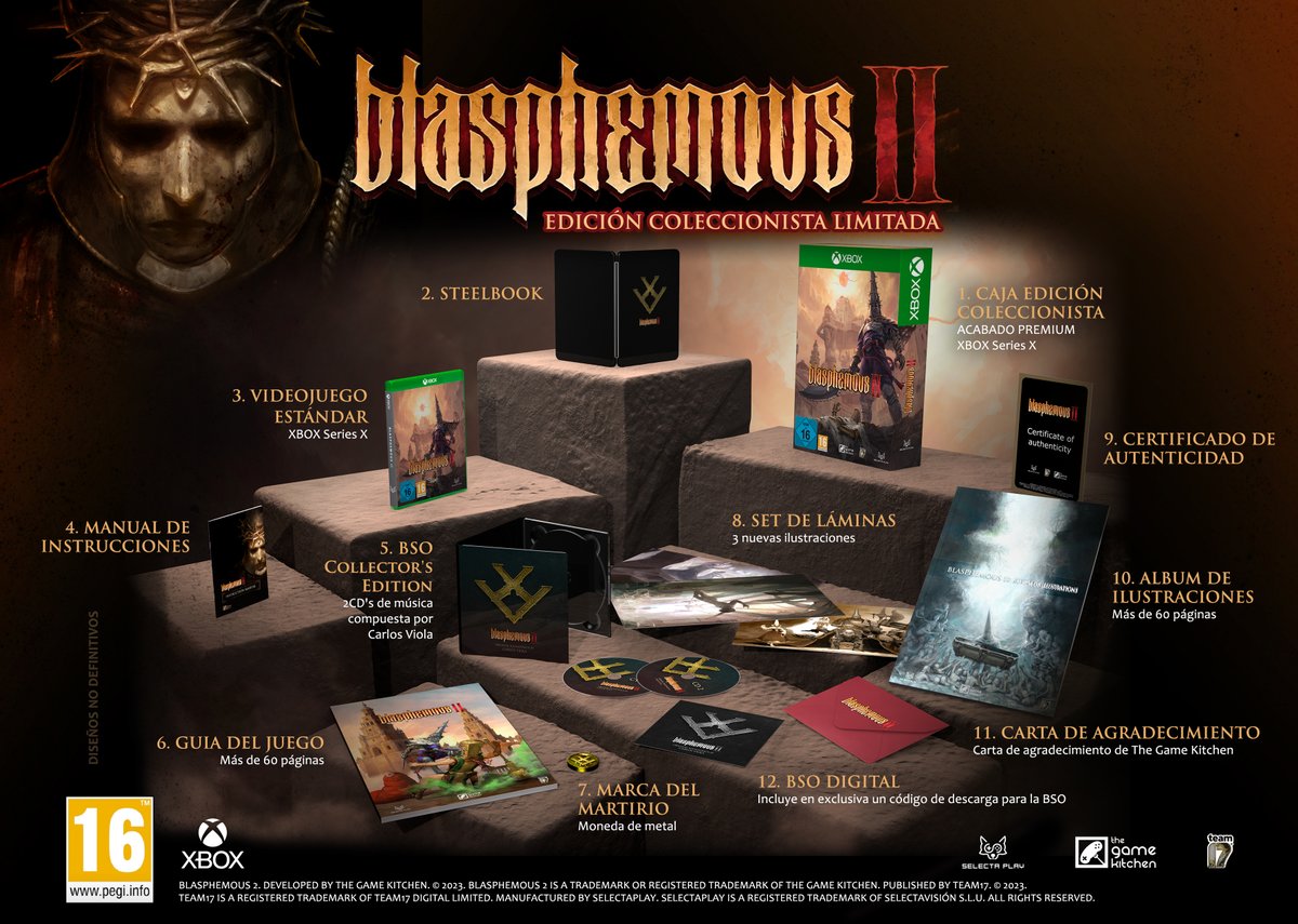 VideojuegosGAME's tweet photo. ¡BLASPHEMOUS II y su Edición Coleccionista Limitada también llegará a Xbox!

Y lo mejor de todo es que ya puedes reservarla en GAME, ¡no te quedes sin ella! 💚

https://t.co/vk6h3xktAm https://t.co/GoDNFVAaVO