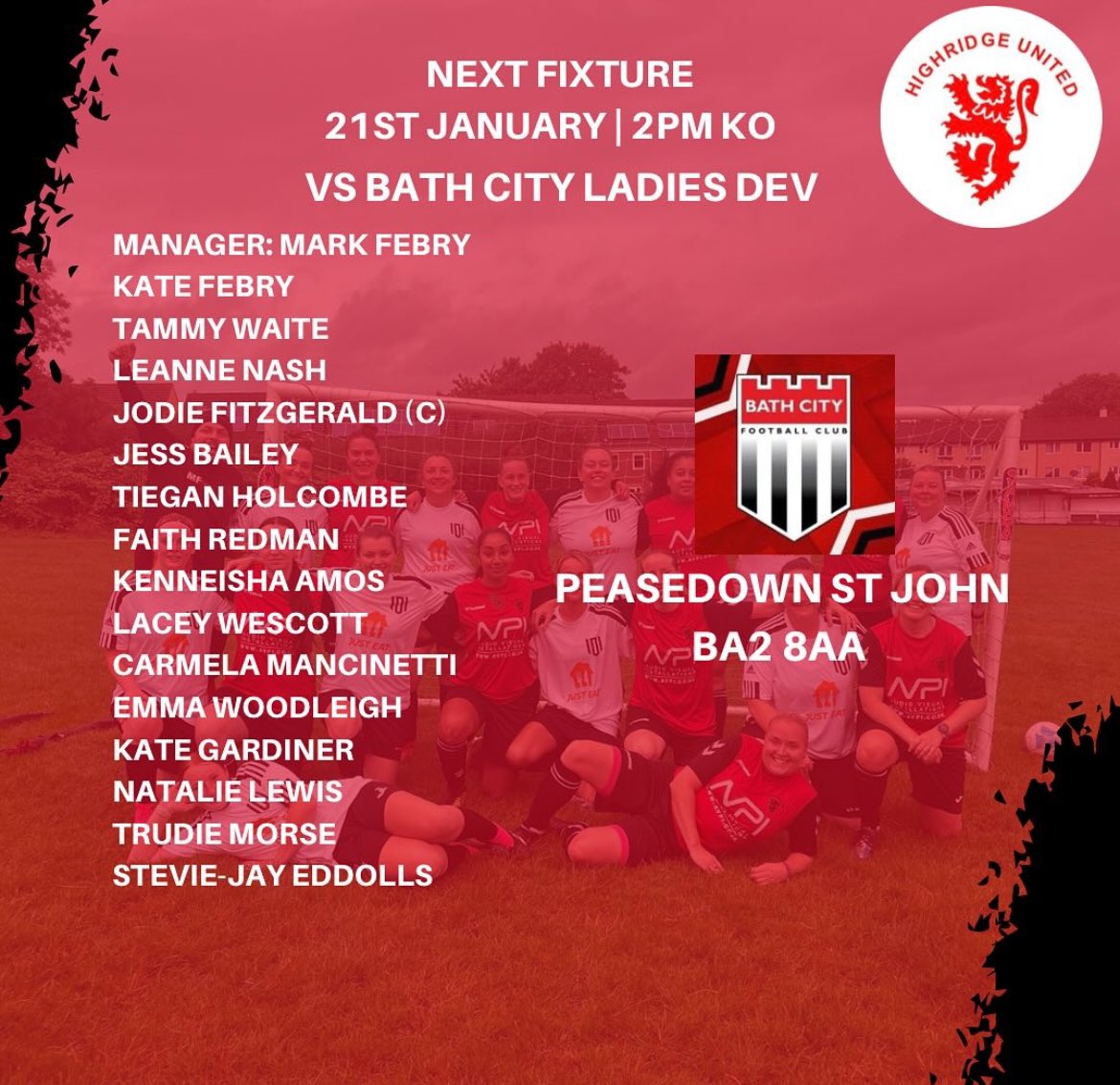 Highridge Ladies FC tweet media