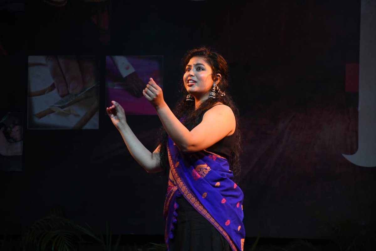 “Sopan” festival inaugurated by Dr. Monica Priyadarshini, Secretary of the Sahitya Kala Parishad. On 18 Jan. 24, performances were given by Ameen Khan, Madhyama Segal, Krishna Babu, Nanda Kumar and Shivani Pandey.
