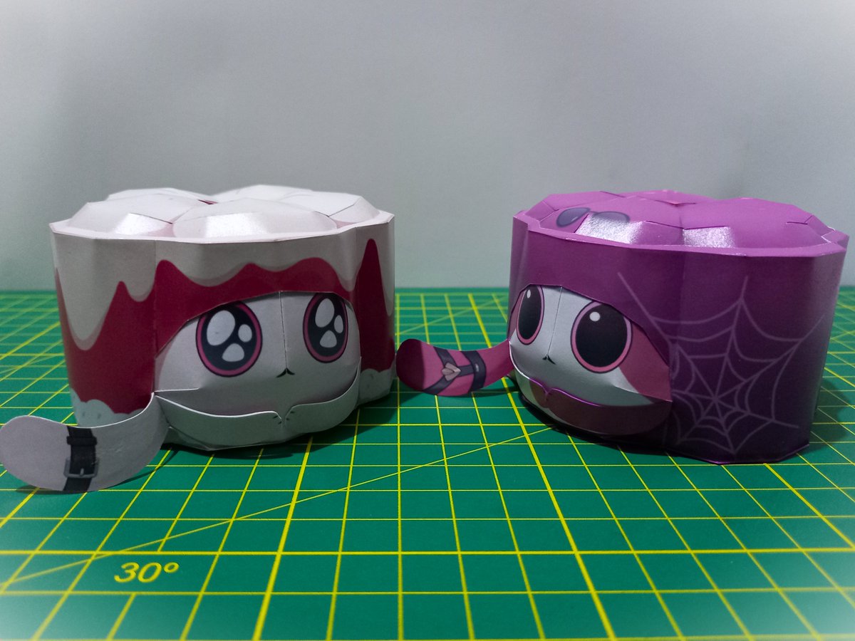 [Honkai: Star Rail]Pure Sugar Child and Shader Cat #papercraft
>by Papercolor

#HonkaiStarRail #ペーパークラフト #papercraft