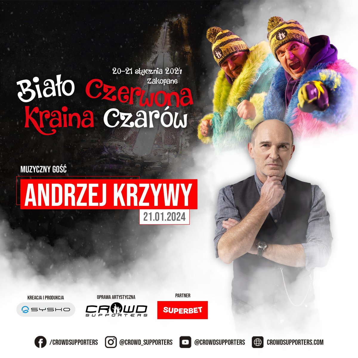MikeeSieczko's tweet photo. Biało-Czerwona Kraina Czarów 2024 gotowa🇵🇱🎩
Mikstura i zaklęcia gotowe👌
Kibice gotowi?
#Crowdsupporters #skijumpingfamily #zakopane, @baranovvski #andrzejkrzywy https://t.co/6GOblXLztg