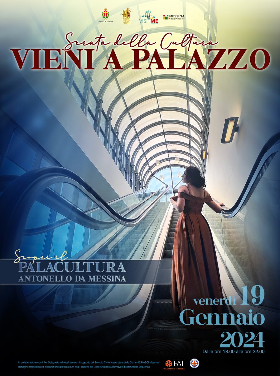 Idee per il weekend a #messina Venerdì 19 Gennaio, scopri il Palacultura Antonello da Messina. Dalle ore 18:00 alle 22:00, i locali del Palacultura saranno disponibili per essere visitati nella loro interezza.