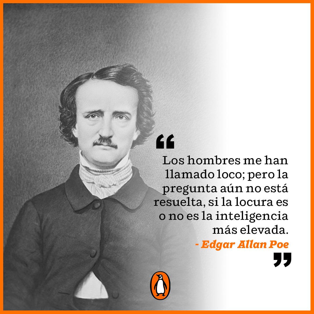 penguinlibros's tweet photo. Edgar Allan Poe (19/01/1809-07/10/1849), escritor, poeta, crítico y periodista romántico, considerado uno de los maestros universales del relato corto y los cuentos de terror. #AutoresPenguin https://t.co/9pECJgBcAp