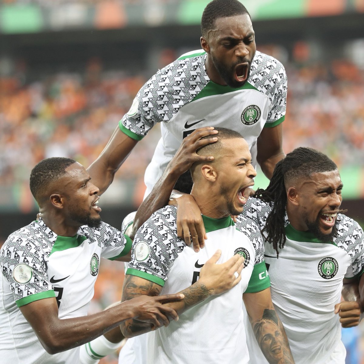 In a pivotal match of the #TotalEnergiesAFCON2023 Group A, Nigeria 🇳🇬 emerged triumphant with a 1-0 victory over Côte d'Ivoire 🇨🇮. Congratulations to the @NGSuperEagles, who demonstrated resilience on the field! 👏🏿 Best of luck to the hosts in their next game! 🍀 @CAF_Online