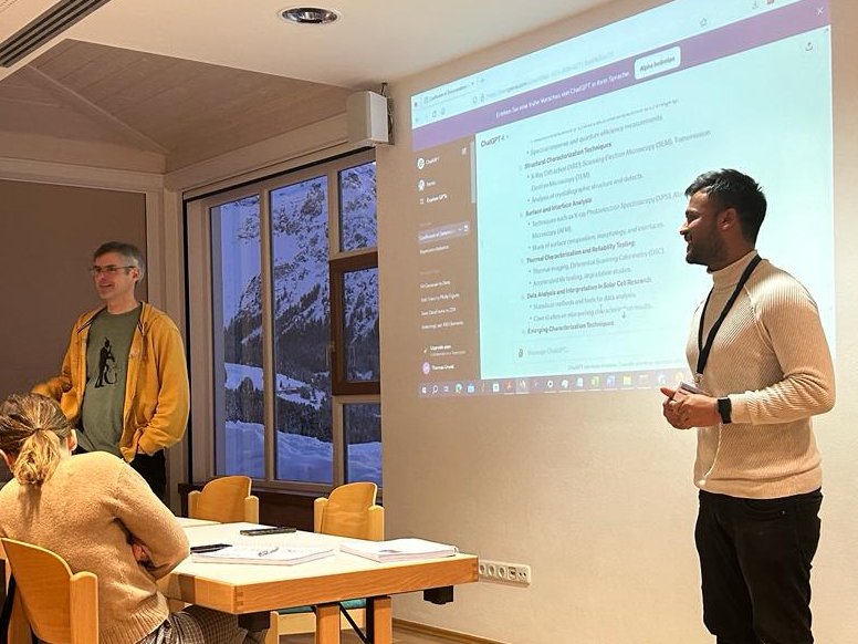 Mayank Kedia (@mkedia_mk) on Twitter photo 🌟Exciting start to 2⃣0⃣2⃣4⃣ at #Quantsol Winter School for #PV_Analytics in Hirschegg, Austria by <a href="/HZBde/">Helmholtz-Zentrum Berlin</a> !🏔️Wrapped up an enriching week with experts on PV characterization techniques🔬👁️
🏆Happy to be recognized as the #Most_Active_Student! 🎓
<a href="/fz_juelich/">Forschungszentrum Jülich | @fzj@social.fz-juelich</a> <a href="/salibalab/">SalibaLab</a> #PhDLife ✨ 🌟Exciting start to 2⃣0⃣2⃣4⃣ at #Quantsol Winter School for #PV_Analytics in Hirschegg, Austria by <a href="/HZBde/">Helmholtz-Zentrum Berlin</a> !🏔️Wrapped up an enriching week with experts on PV characterization techniques🔬👁️
🏆Happy to be recognized as the #Most_Active_Student! 🎓
<a href="/fz_juelich/">Forschungszentrum Jülich | @fzj@social.fz-juelich</a> <a href="/salibalab/">SalibaLab</a> #PhDLife ✨