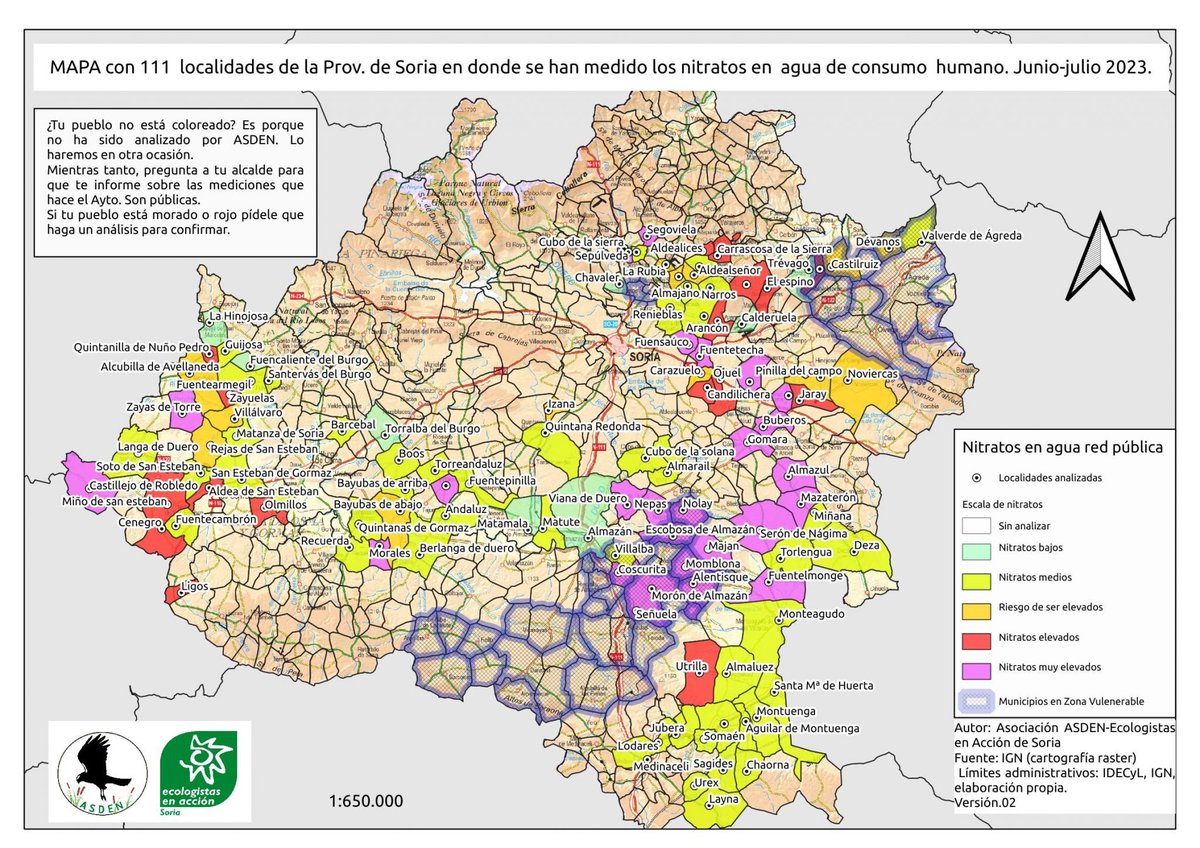 ASDEN_Soria's tweet image. 11 colectivos hemos pedido ayuda al #ProcuradorDelComún ante la inacción de #JCyL con la grave #contaminación por #Nitratos en la provincia de #Soria.

desdesoria.es/articulo/notic…