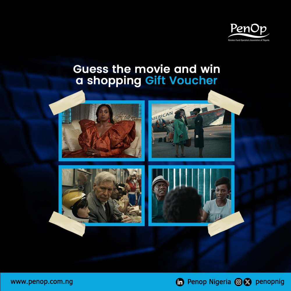 penopnig's tweet photo. It's another fun friday😎. Can you guess the movies and win yourself a gift voucher 🎁. Tag your friends and movie lovers too
#PenOpgiveaway #TGIF #PenOp #pension #RetireWell #retierment https://t.co/7dsglx6jwy