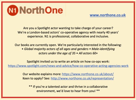 New Year new Agent - North Ones books are open apply now to be part of one of the oldest Coopertives .. #Cooperative #actorslife #callmyagent
